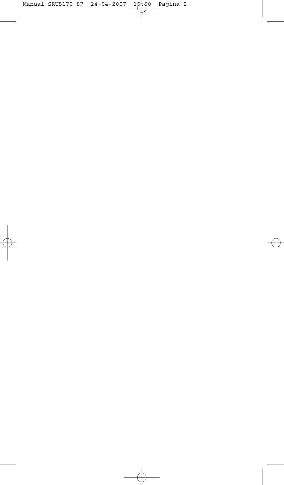 Philips SRU5170 User Manual | Page 2 / 80
