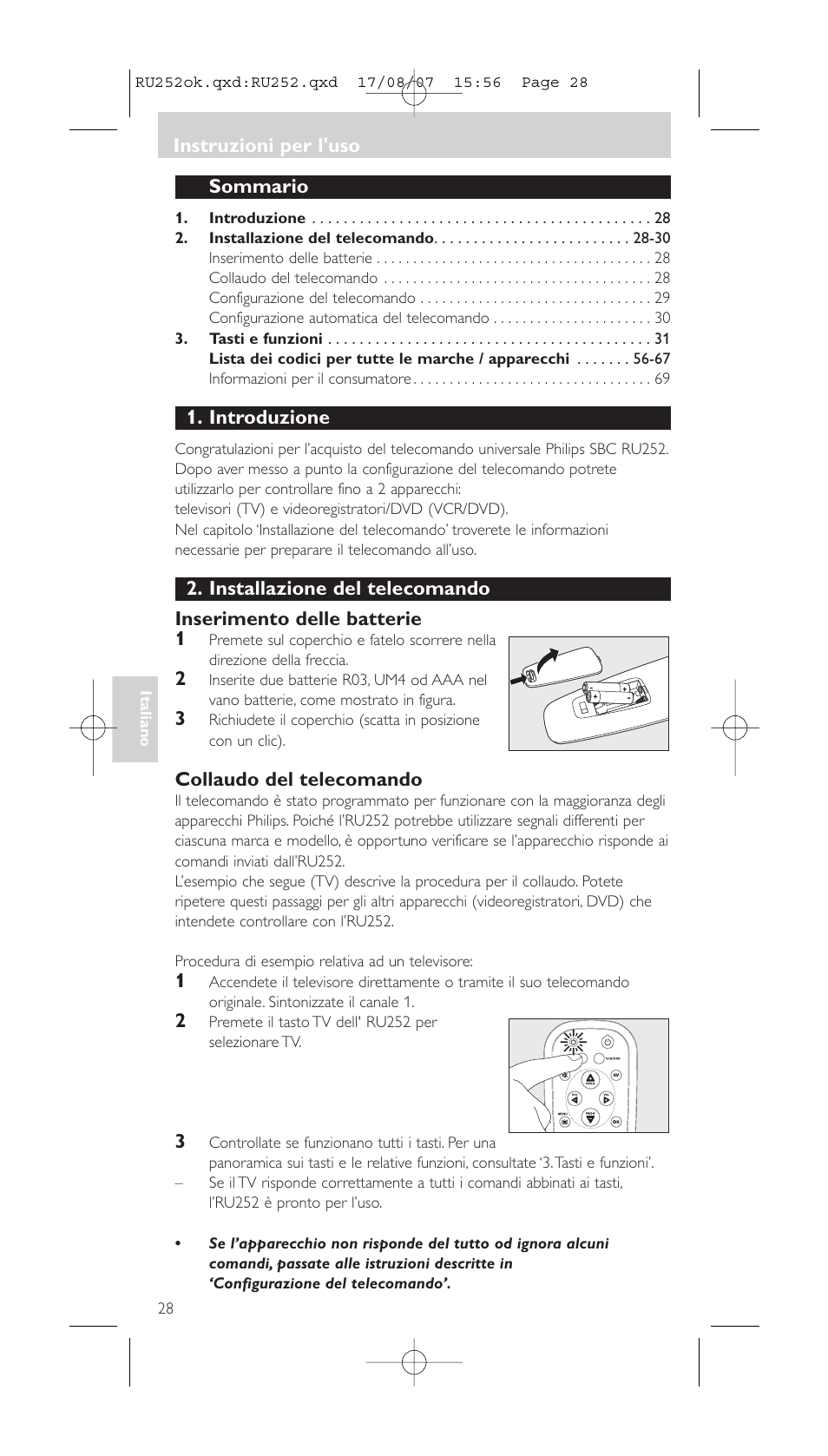 Philips SBCRU252 User Manual | Page 28 / 72