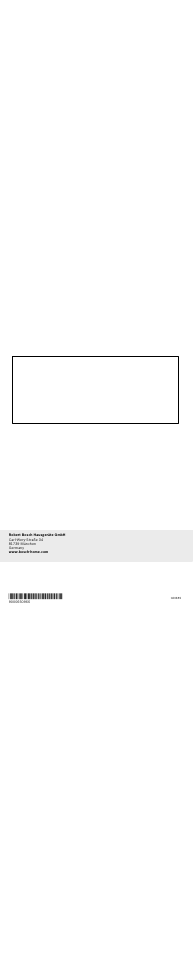 Bosch HSC140652 Einbau-Wärmeschublade Edelstahl 141 mm hoch User Manual | Page 32 / 32