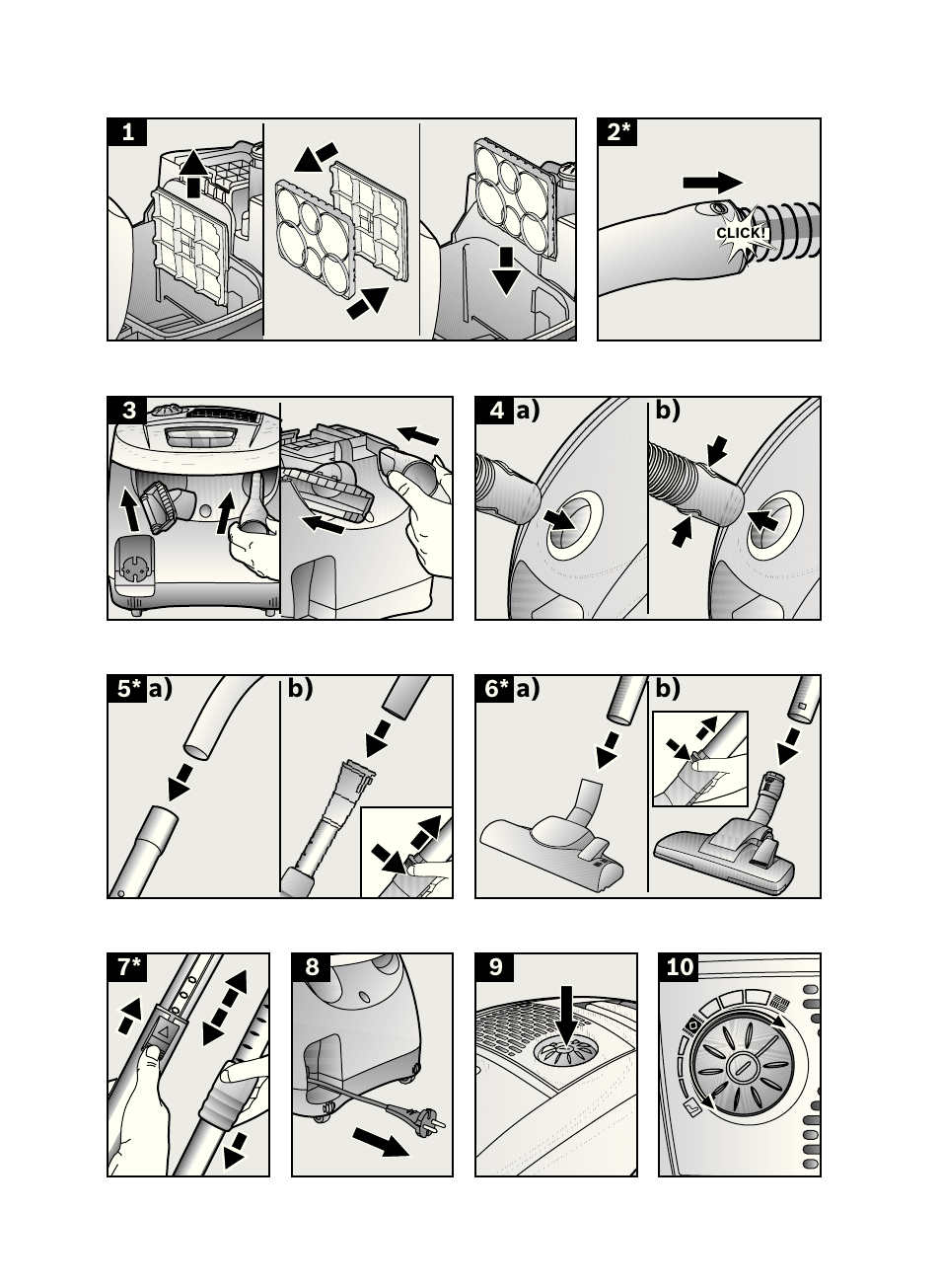 Bosch Bodenstaubsauger Beutel BSGL32400 kirschrot-metallic Bosch GL-30 2400W User Manual | Page 3 / 123