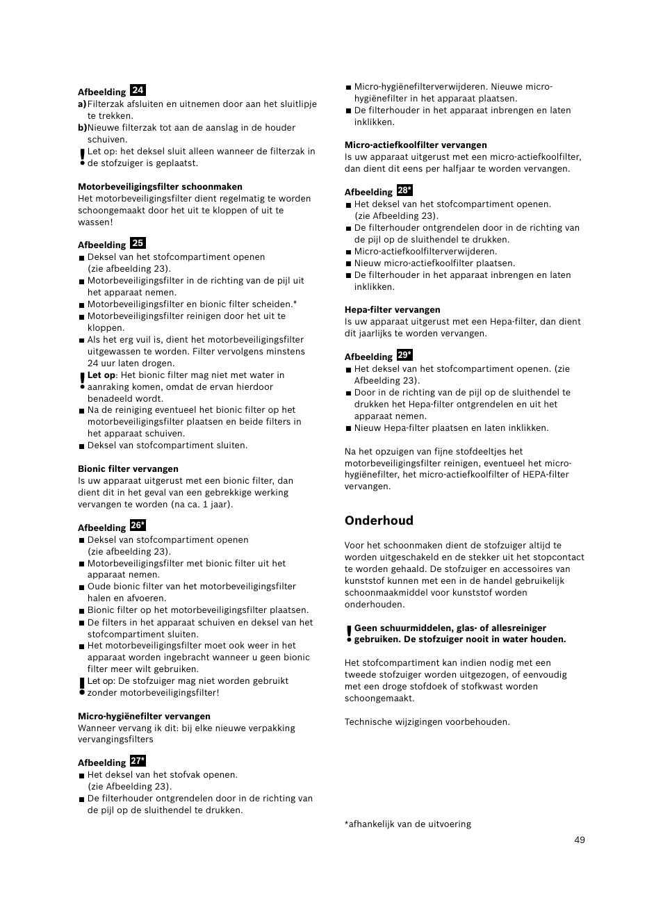 Bosch Bodenstaubsauger Beutel BSGL32400 kirschrot-metallic Bosch GL-30 2400W User Manual | Page 55 / 123