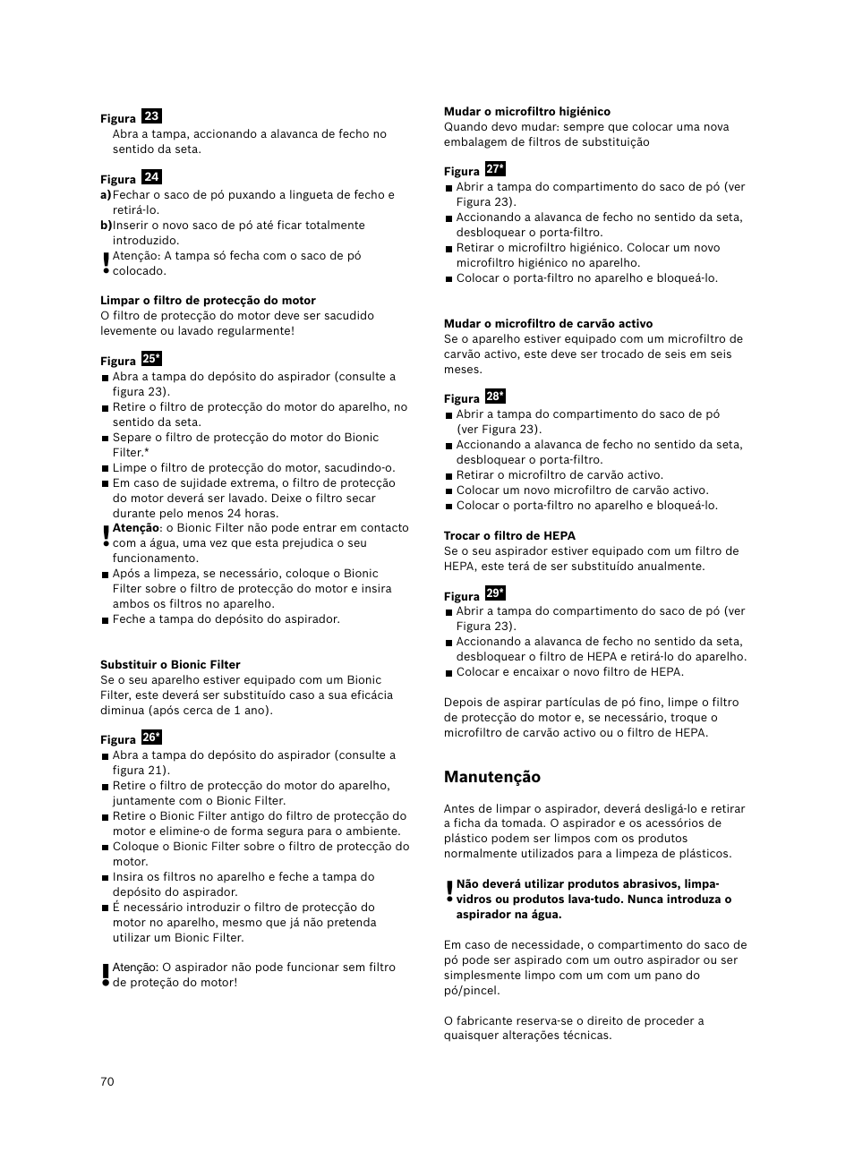 Bosch Bodenstaubsauger Beutel BSGL32400 kirschrot-metallic Bosch GL-30 2400W User Manual | Page 76 / 123