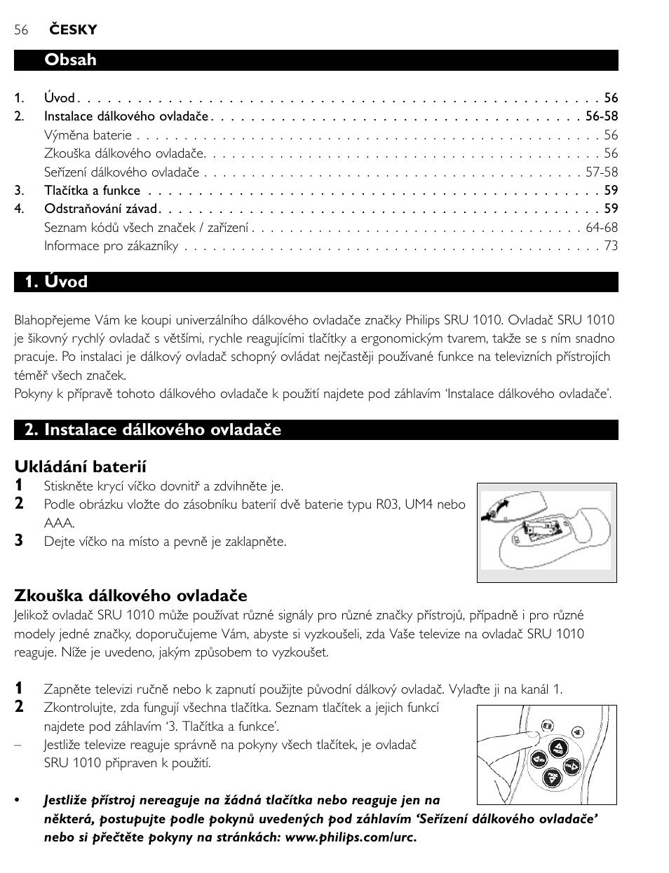 Philips SRU1010 User Manual | Page 55 / 73