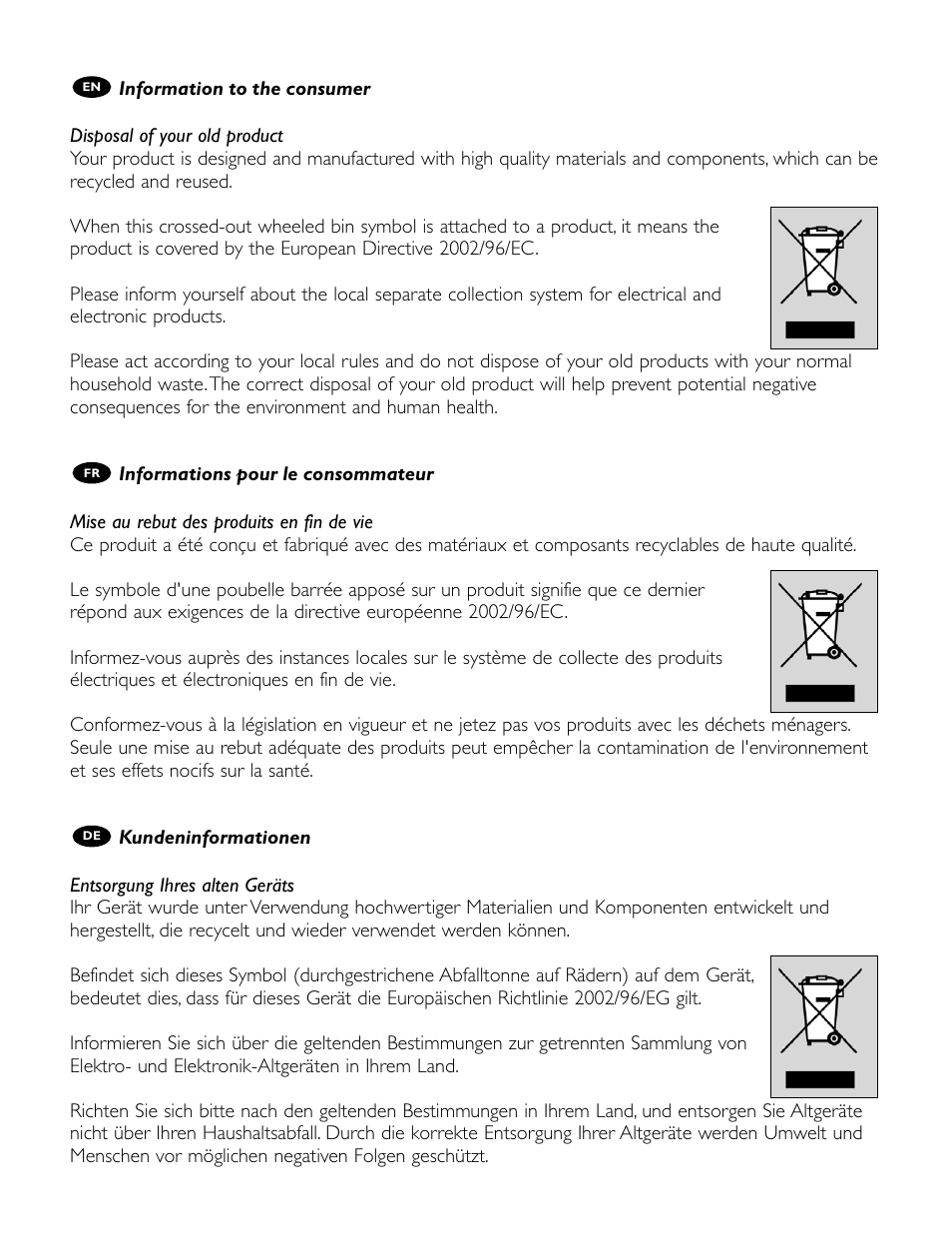 Philips SRU1010 User Manual | Page 68 / 73