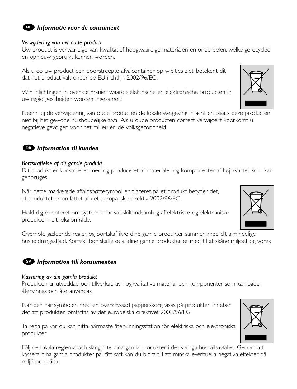 Philips SRU1010 User Manual | Page 69 / 73