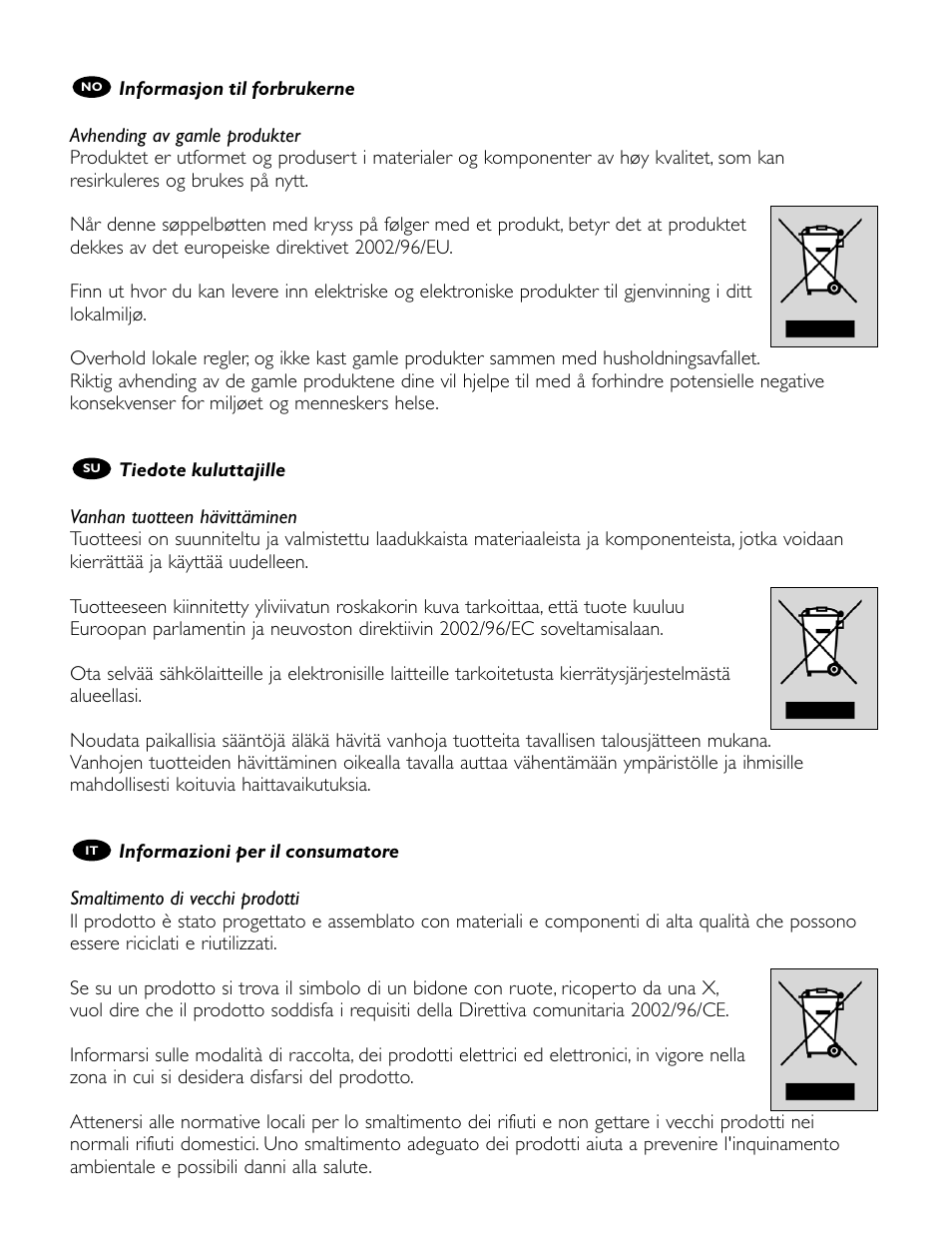 Philips SRU1010 User Manual | Page 70 / 73