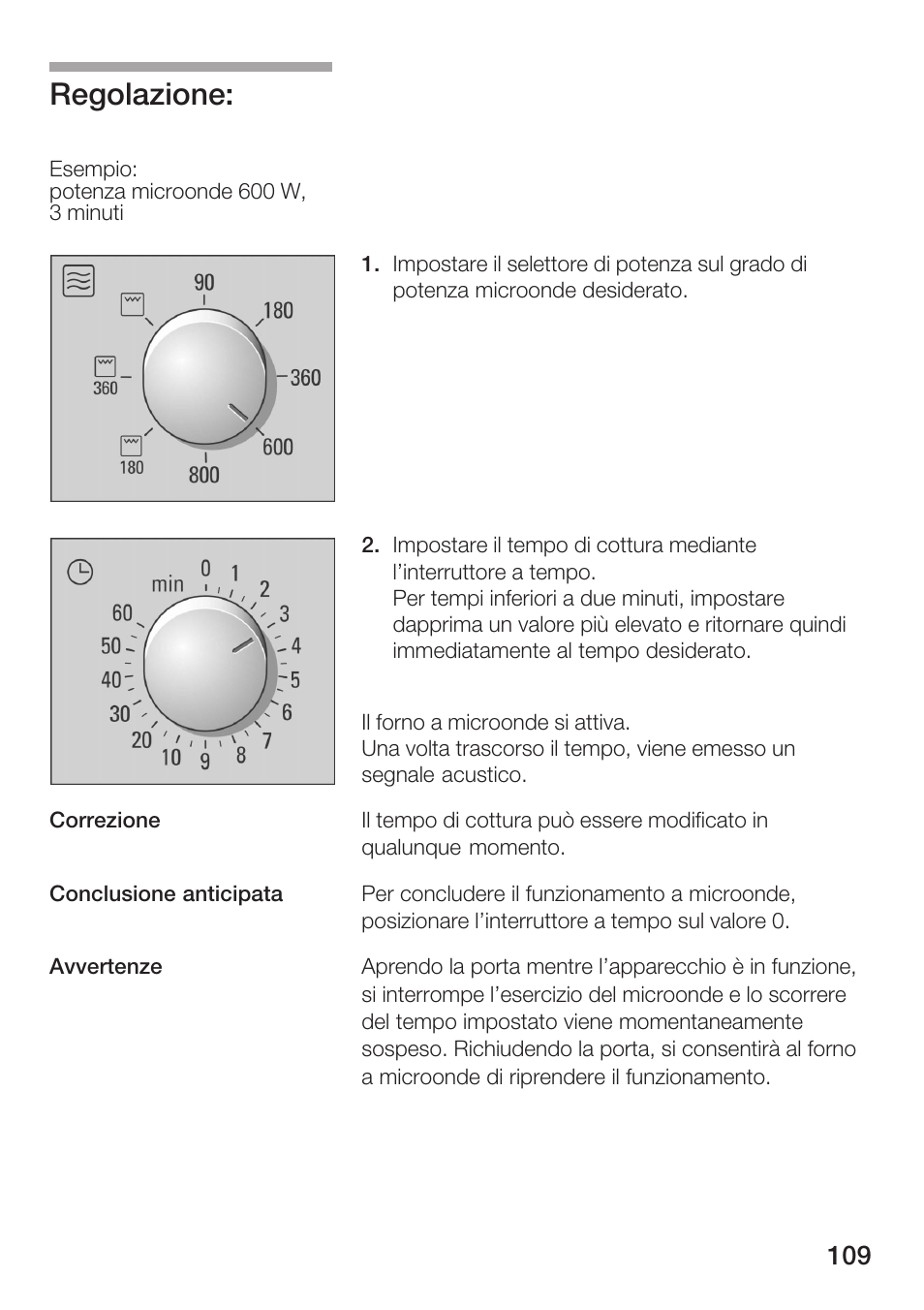 Regolazione | Bosch HMT72G420 - weiß Mikrowellengerät mit Grill User Manual | Page 109 / 160