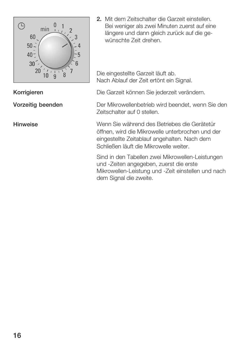 Bosch HMT72G420 - weiß Mikrowellengerät mit Grill User Manual | Page 16 / 160