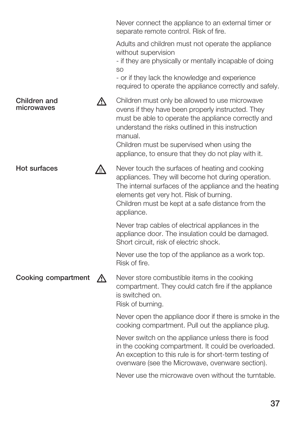 Bosch HMT72G420 - weiß Mikrowellengerät mit Grill User Manual | Page 37 / 160