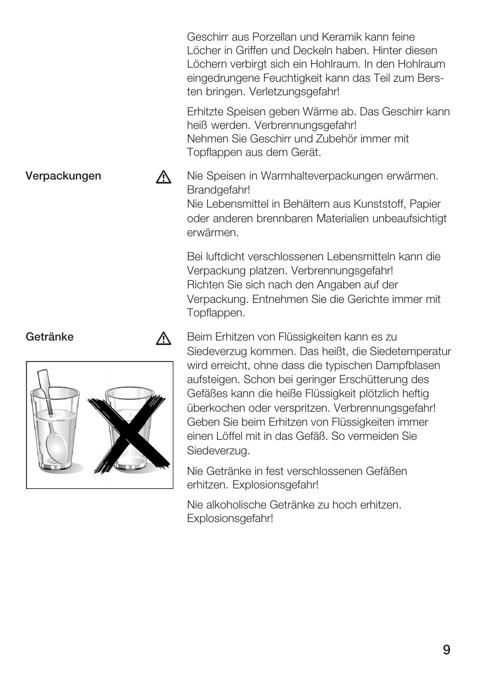 Bosch HMT72G420 - weiß Mikrowellengerät mit Grill User Manual | Page 9 / 160