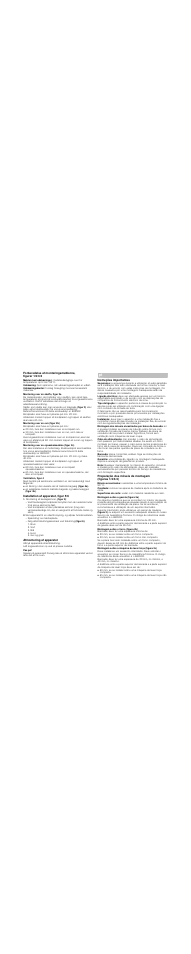 Montering over en skuffe, figur 2a, Montering over en ovn (figur 2b), Montering over en opvaskemaskine (figur 2c) | Ventilation, figur 4, Installation af apparatet, figur 5/6, Montering af beslagskinner, (figur 5), Afmontering af apparatet, Pas på, Instruções importantes, Nota | Bosch PIN675N27E Edelstahl Comfort-Profil Induktions-Kochstelle Glaskeramik User Manual | Page 8 / 13