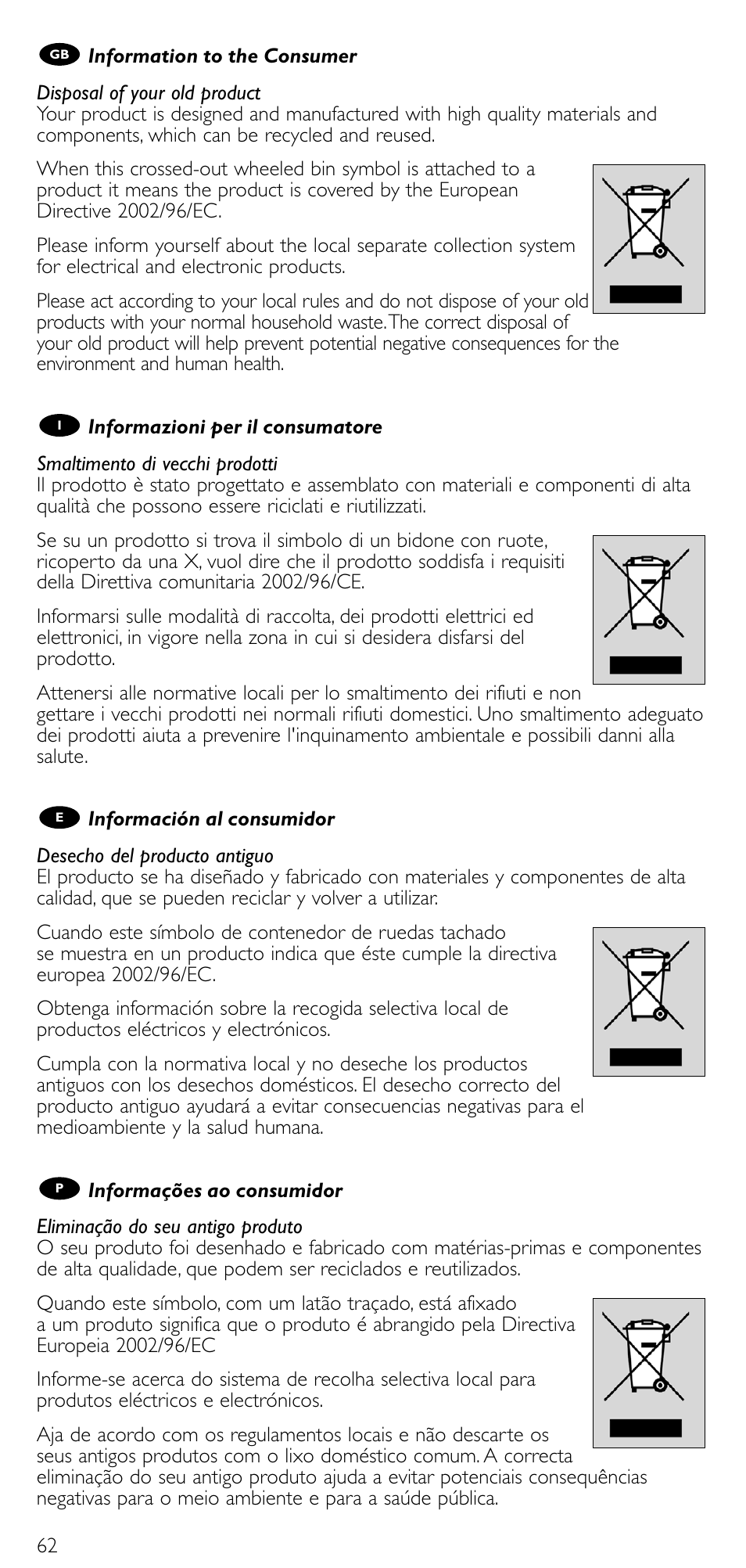 Philips SRU5010 User Manual | Page 61 / 63