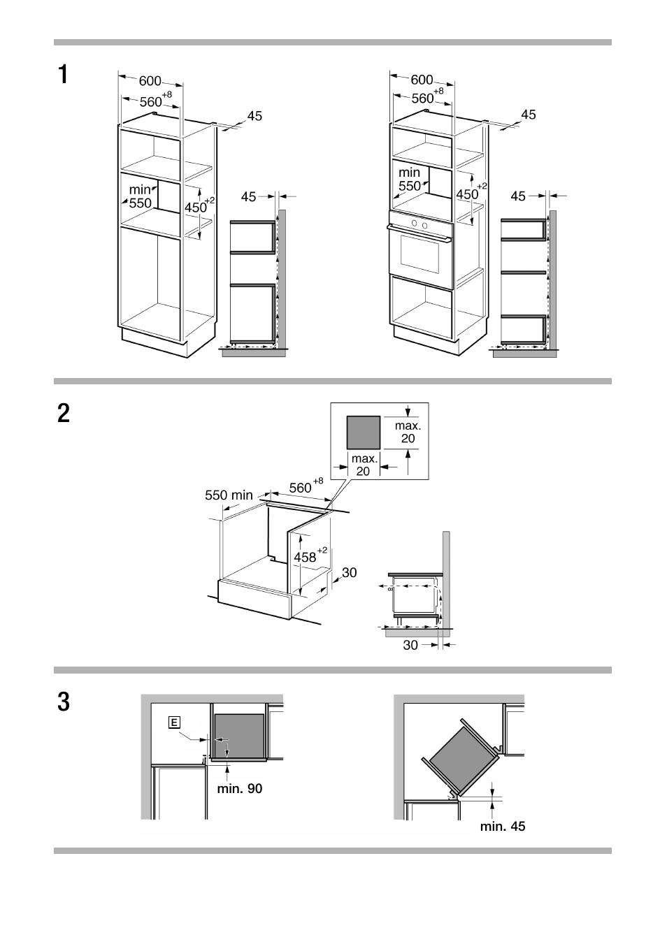Bosch HMT35M653 Edelstahl Einbau-Mikrowellengerät User Manual | Page 2 / 12