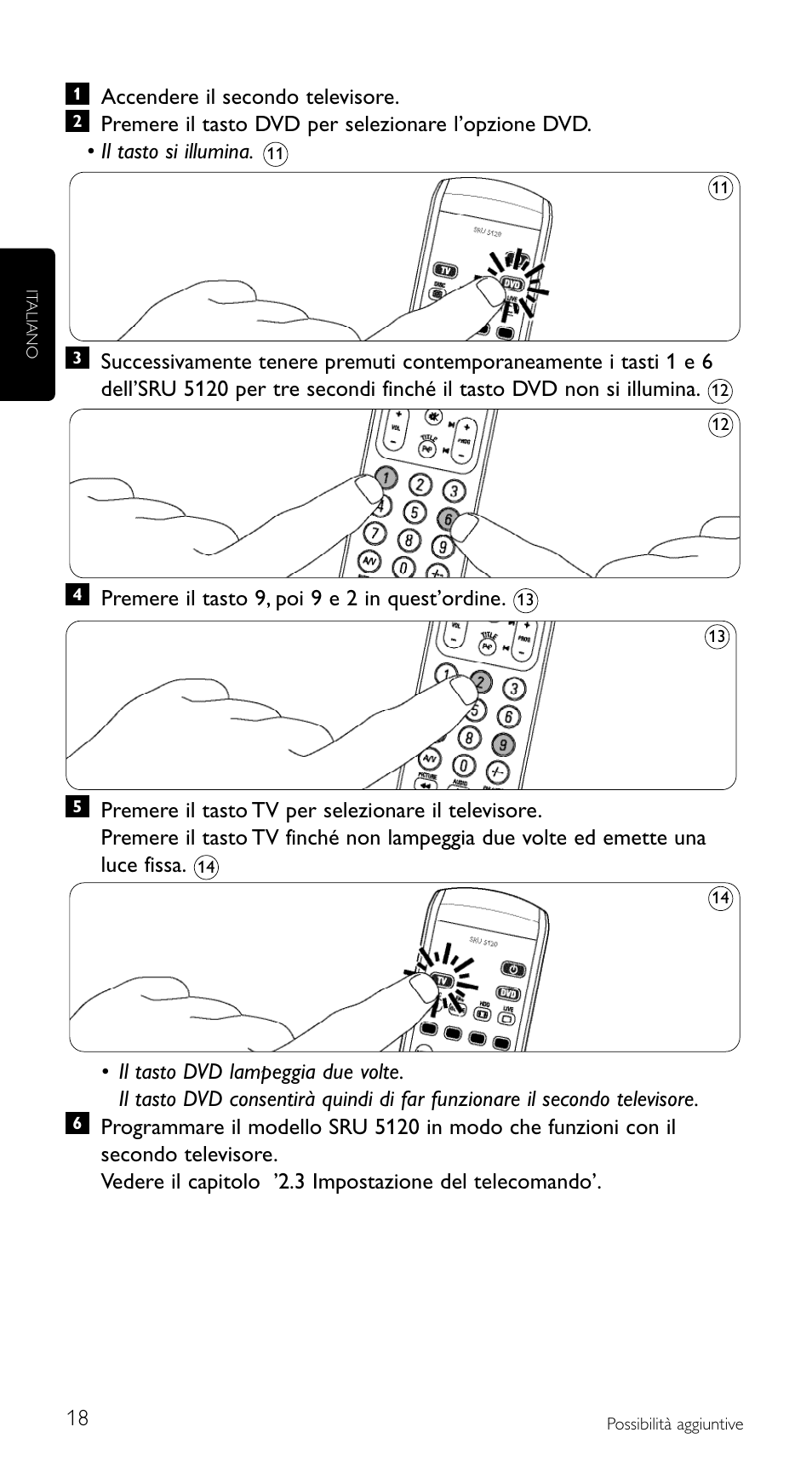 Philips SRU5120 User Manual | Page 18 / 104