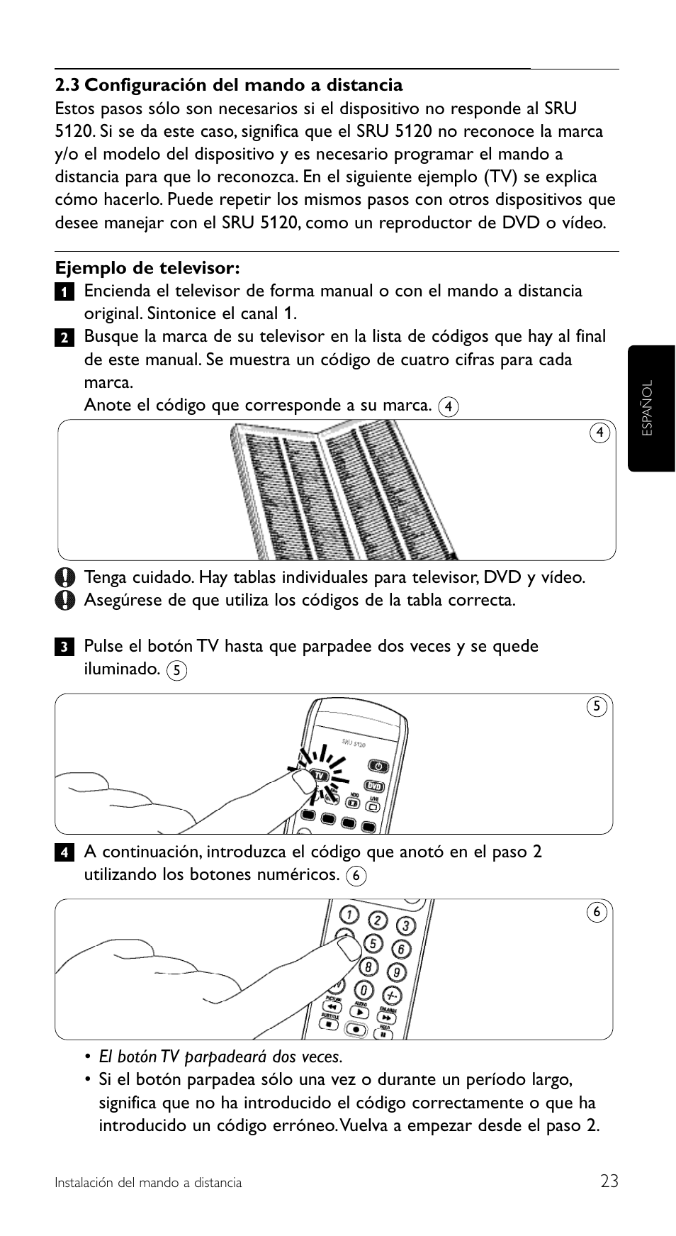 Philips SRU5120 User Manual | Page 23 / 104