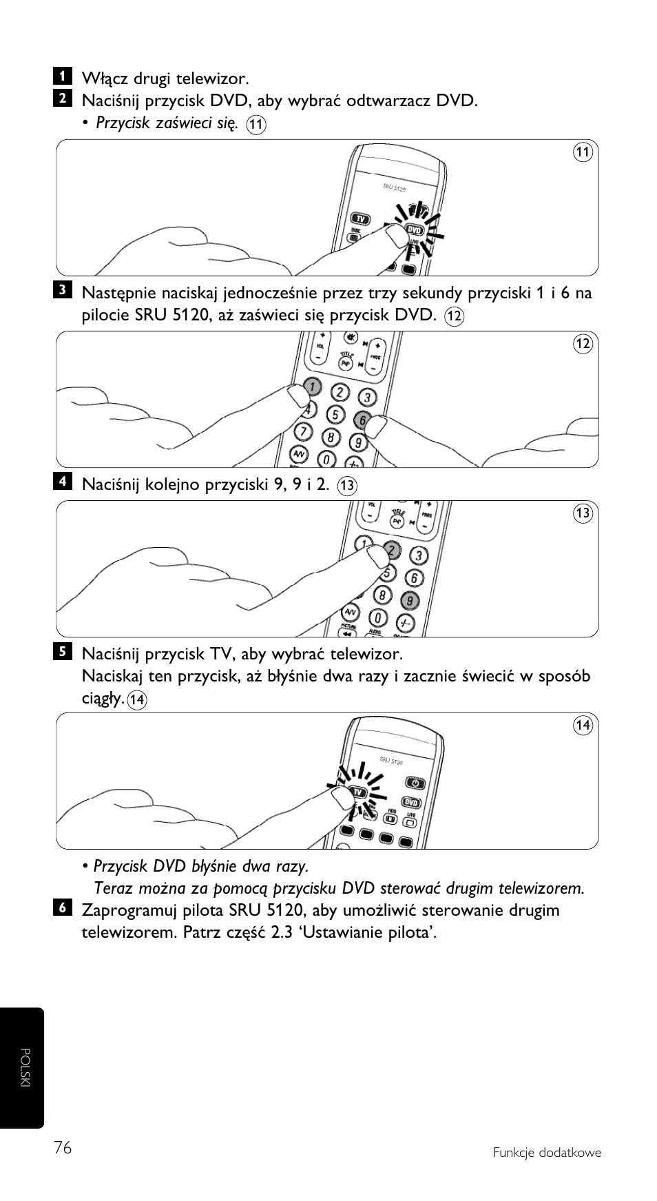 Philips SRU5120 User Manual | Page 76 / 104