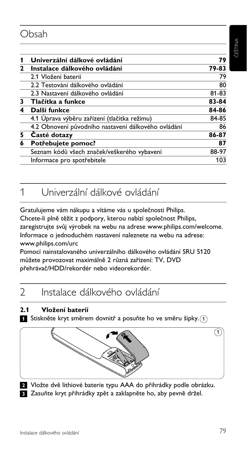 Philips SRU5120 User Manual | Page 79 / 104