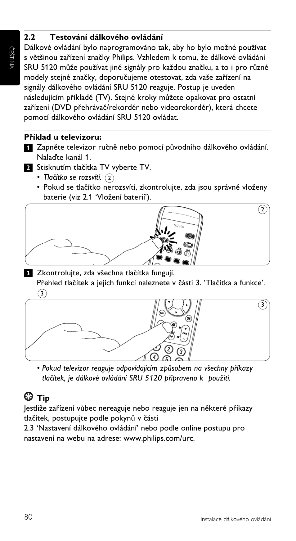 Philips SRU5120 User Manual | Page 80 / 104