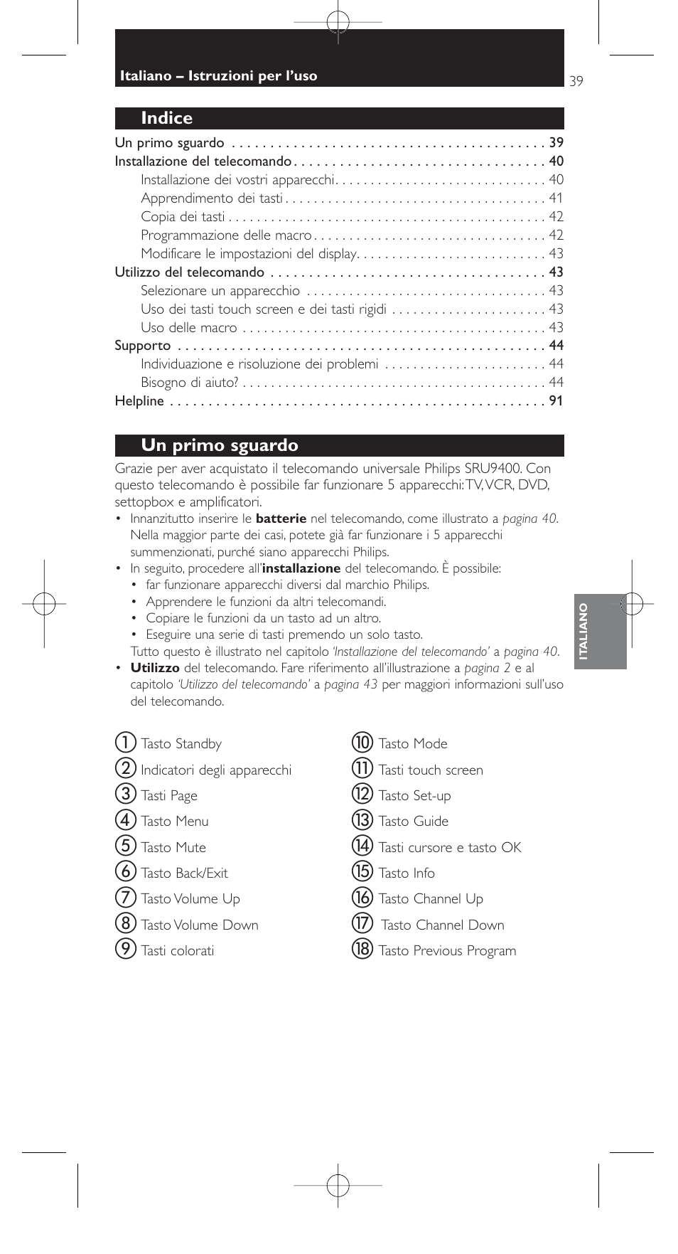 Philips SRU9400 User Manual | Page 39 / 96