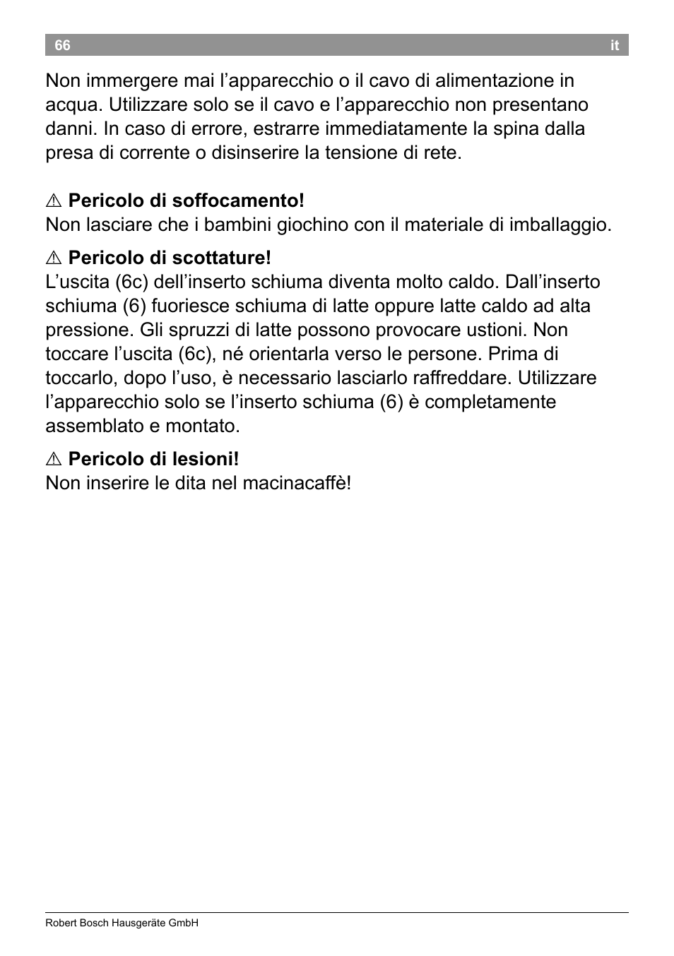 Bosch TES50358DE VeroCafe Latte Kaffeevollautomat Dunkelbraun Silent Evening User Manual | Page 70 / 94