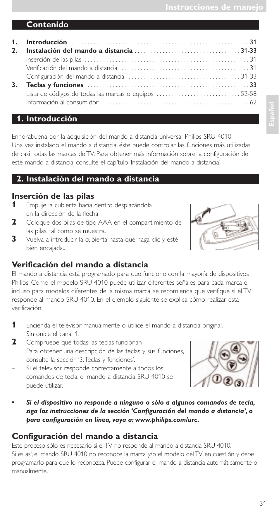 Philips SRU4010 User Manual | Page 31 / 64