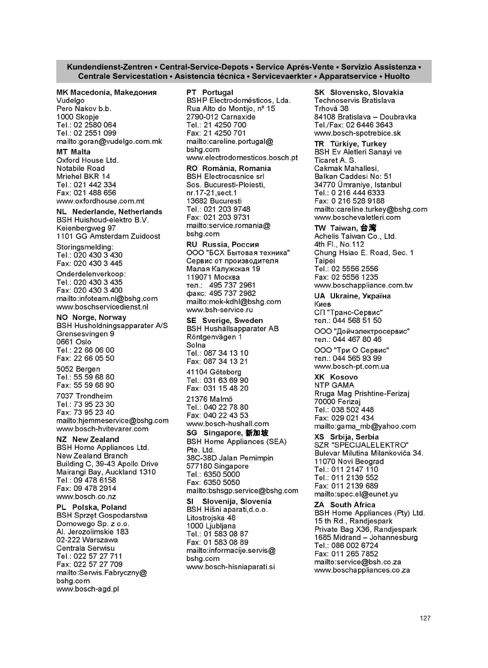 Bosch BSG82212 schwarz Bodenstaubsauger Beutel ergomaxx professional 2200 W User Manual | Page 132 / 142