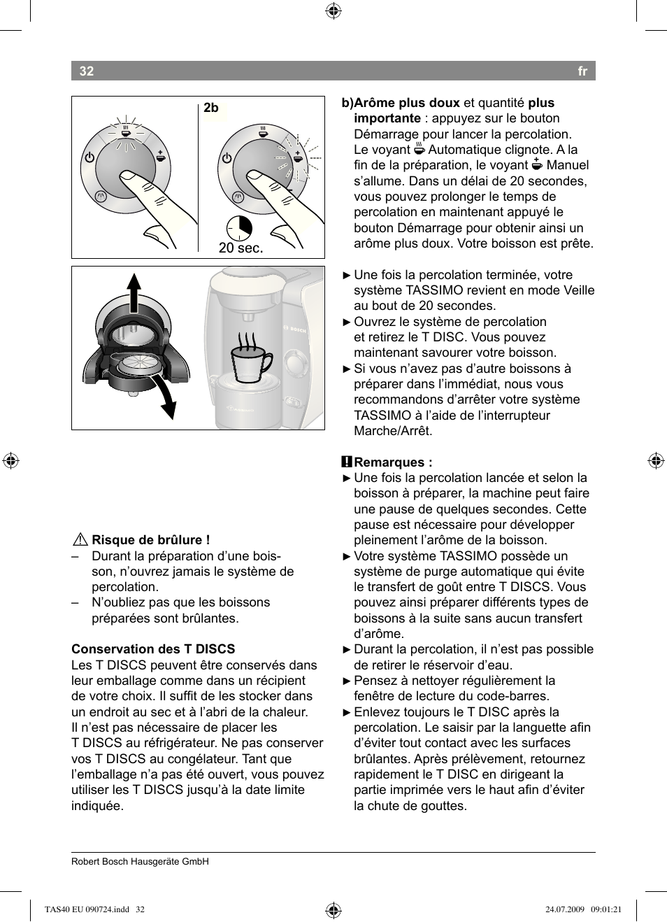 Bosch Multigetränkesystem TAS4011 Silk Silver anthrazit User Manual | Page 34 / 70