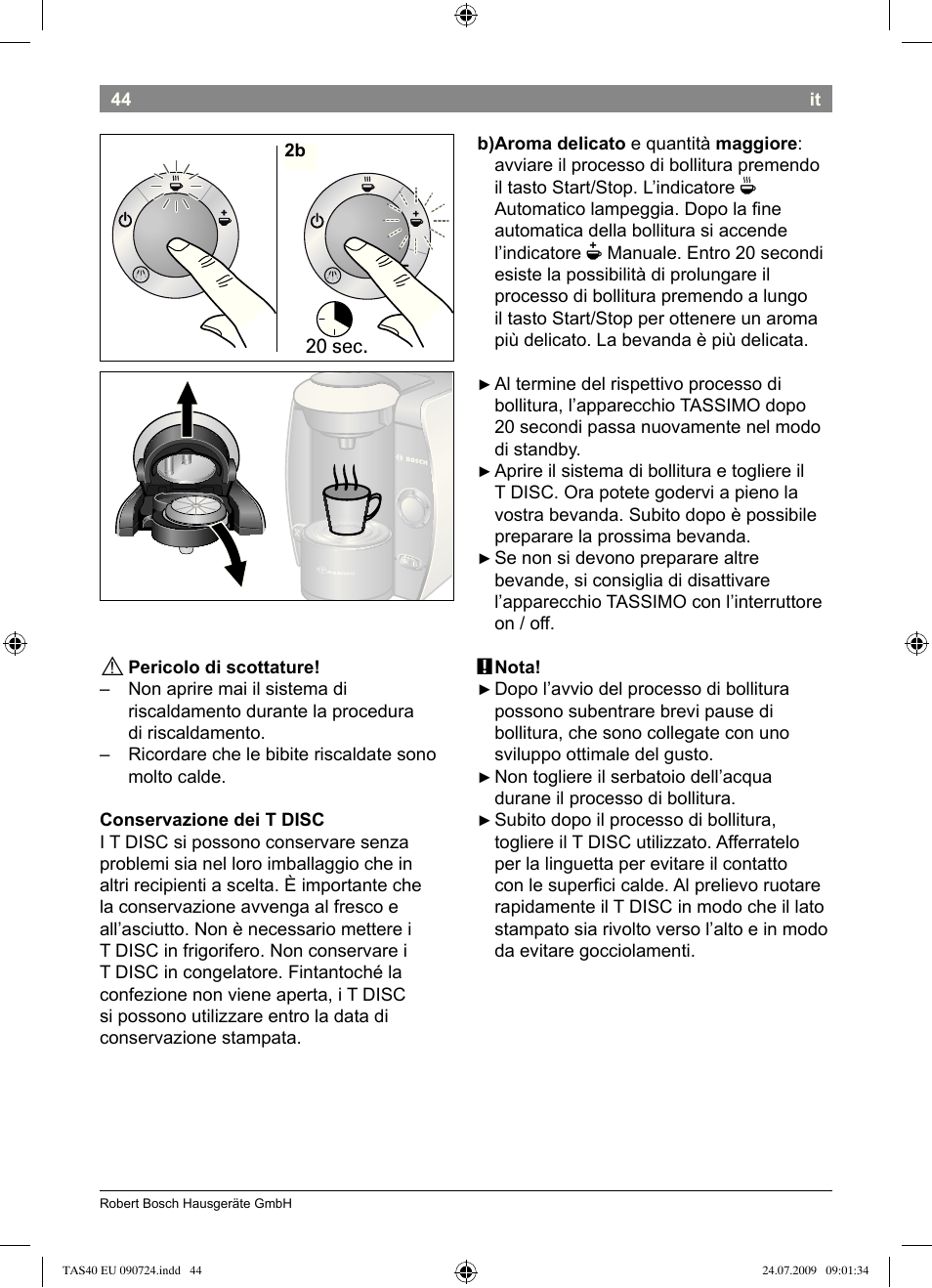 Bosch Multigetränkesystem TAS4011 Silk Silver anthrazit User Manual | Page 46 / 70