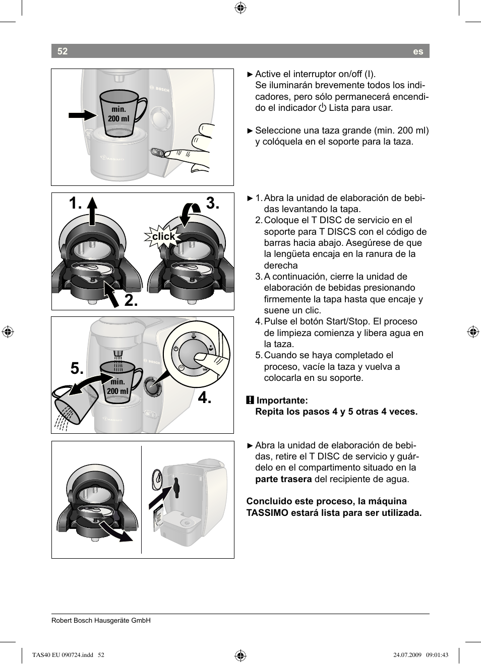 Bosch Multigetränkesystem TAS4011 Silk Silver anthrazit User Manual | Page 54 / 70