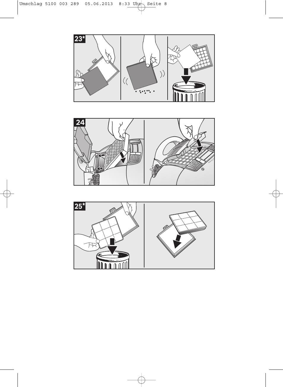 Bosch BSG82502 kirschrot-metallic Bodenstaubsauger Beutel ergomaxx pro. hard floor 2500 User Manual | Page 150 / 151