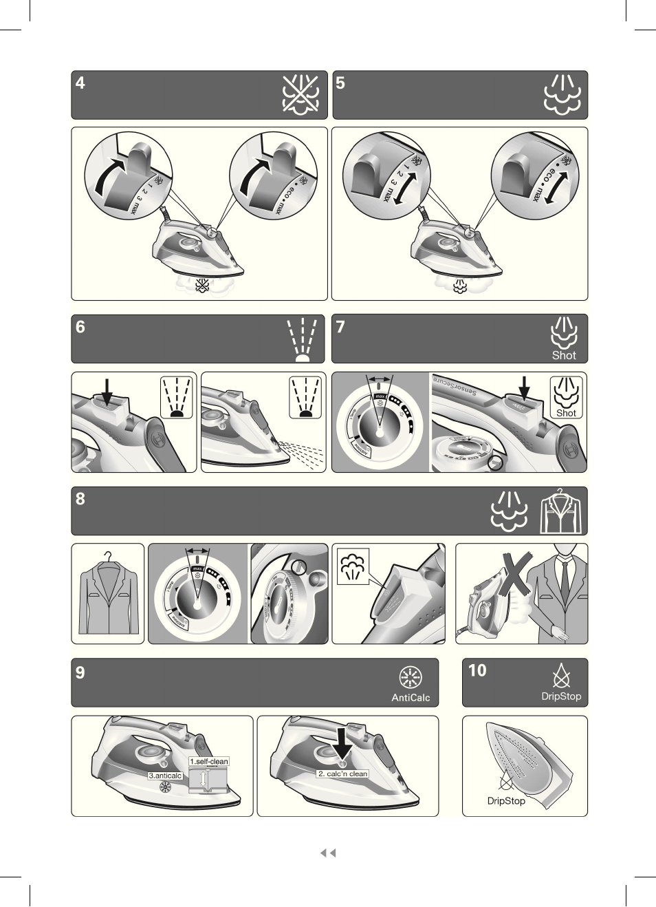 Bosch Dampfbügeleisen Sensixx´x DA70 i-Temp TDA703021I anthrazit magic violet User Manual | Page 3 / 140