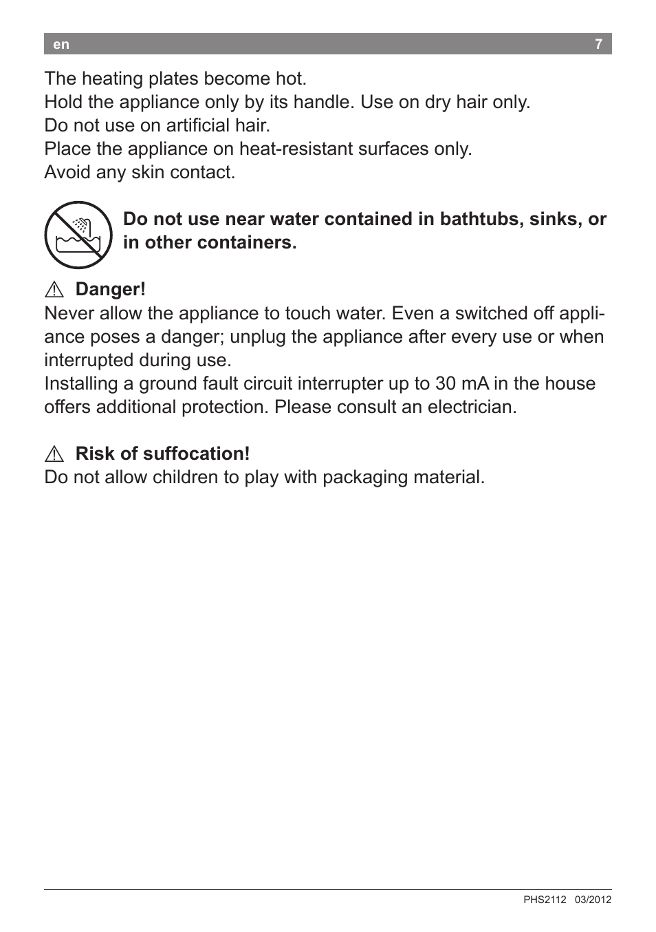 Bosch PHS2112 Haarglätter PureStyle User Manual | Page 11 / 91