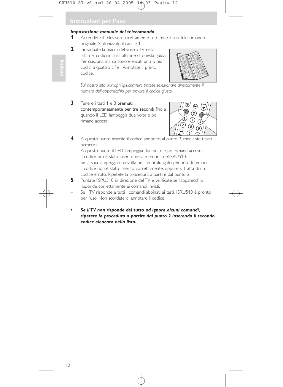 Philips SRU510 User Manual | Page 12 / 60