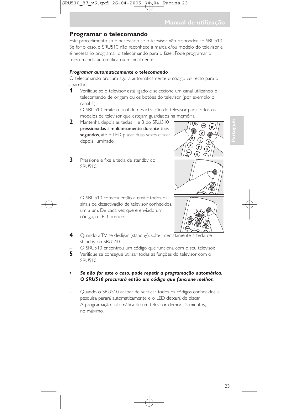 Philips SRU510 User Manual | Page 23 / 60