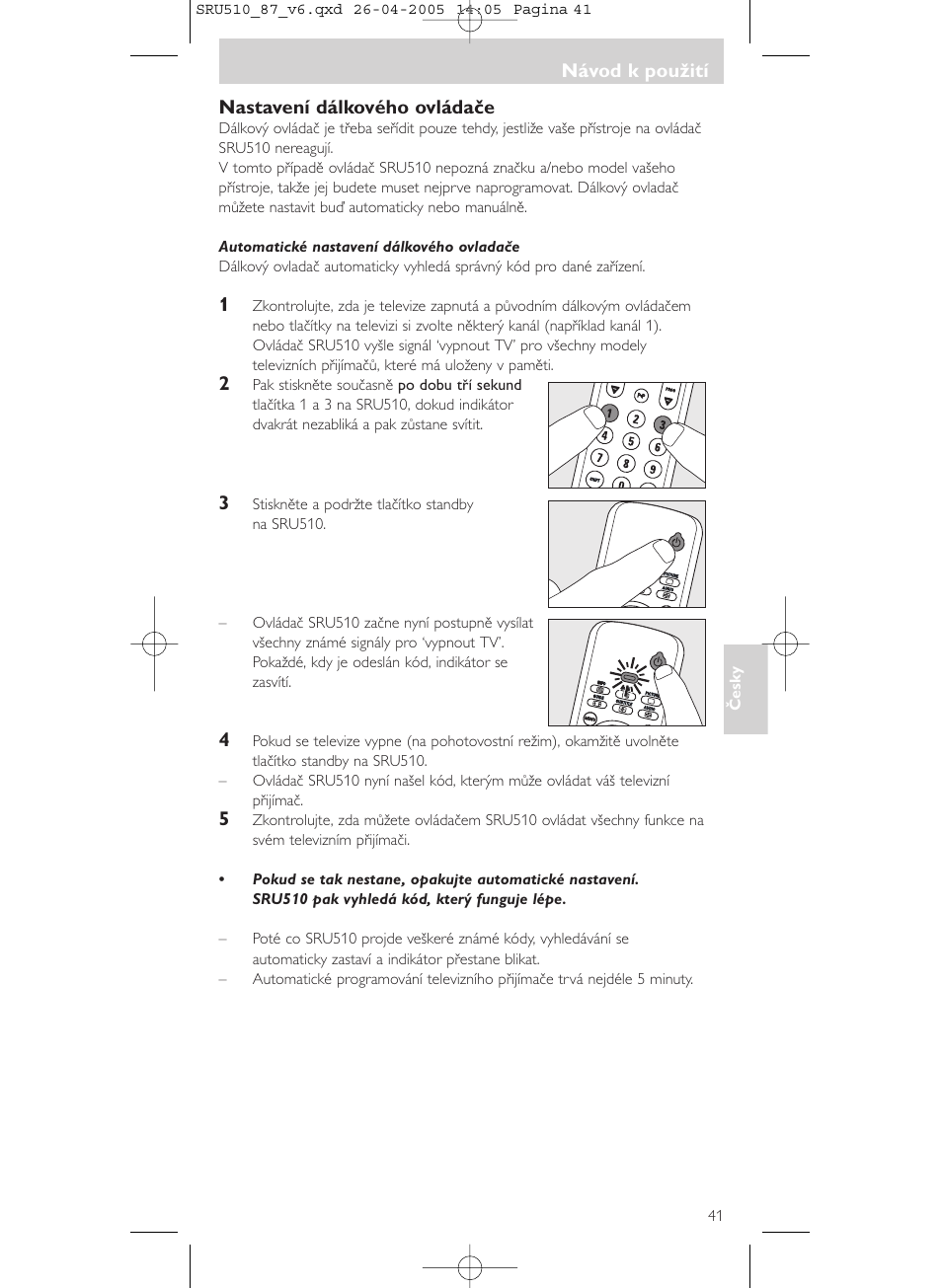 Philips SRU510 User Manual | Page 41 / 60