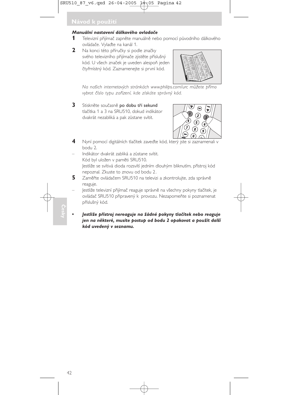 Philips SRU510 User Manual | Page 42 / 60