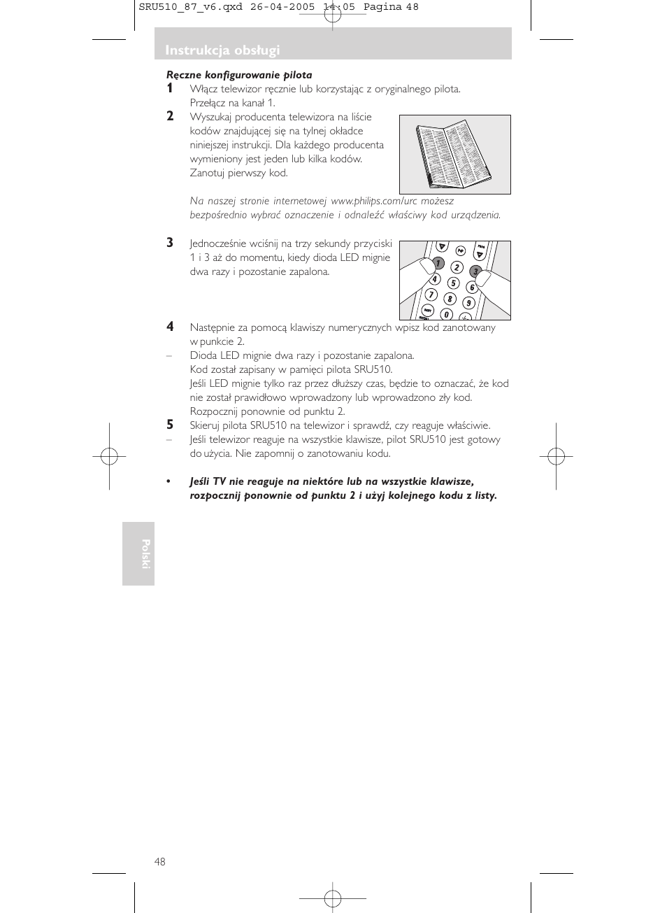 Philips SRU510 User Manual | Page 48 / 60