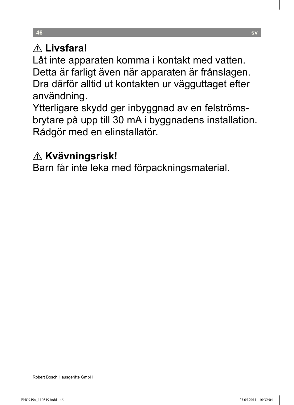 Bosch PHC9490 Lockenstab ProSalon User Manual | Page 48 / 116