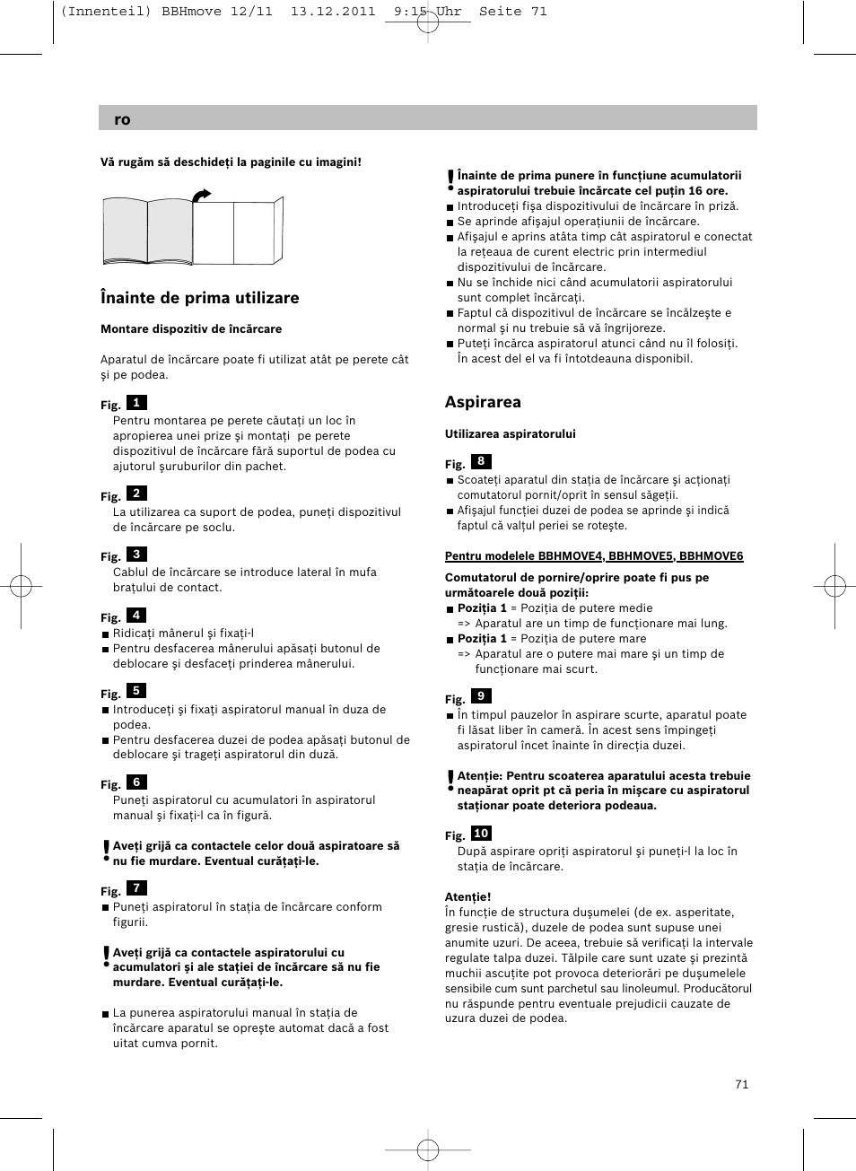 Bosch Hand-Akkusauger 2-in-1 BBHMOVE4 champagner metallic Move 2in1 18V User Manual | Page 73 / 94