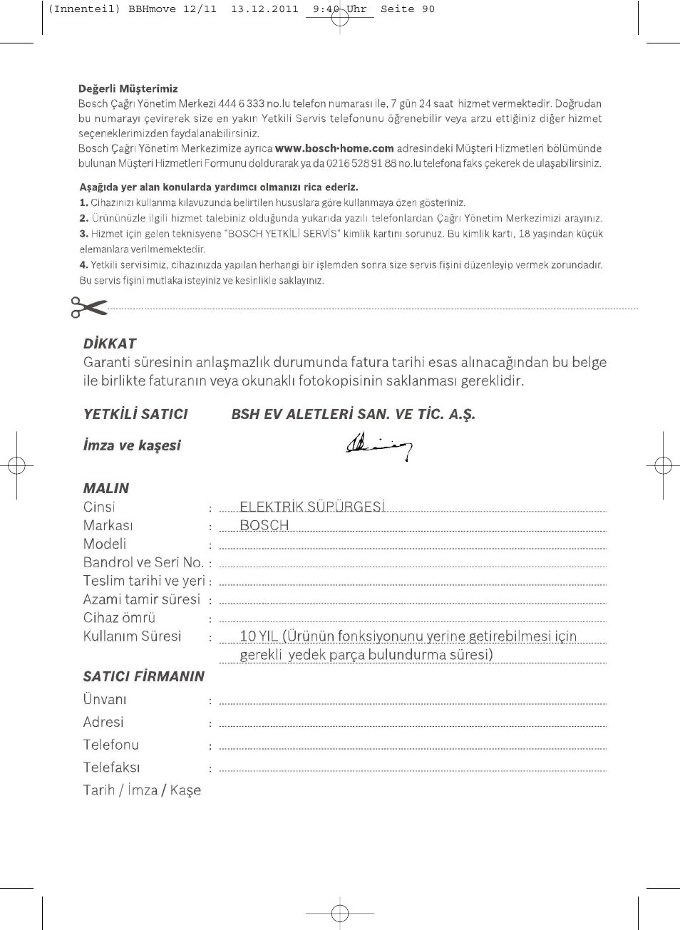 Bosch Hand-Akkusauger 2-in-1 BBHMOVE4 champagner metallic Move 2in1 18V User Manual | Page 92 / 94