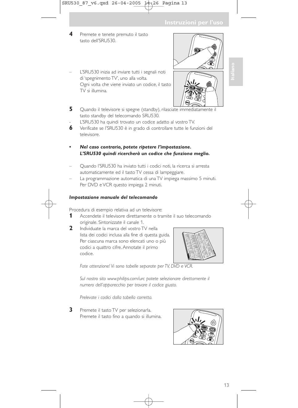 Philips SRU530 User Manual | Page 13 / 78