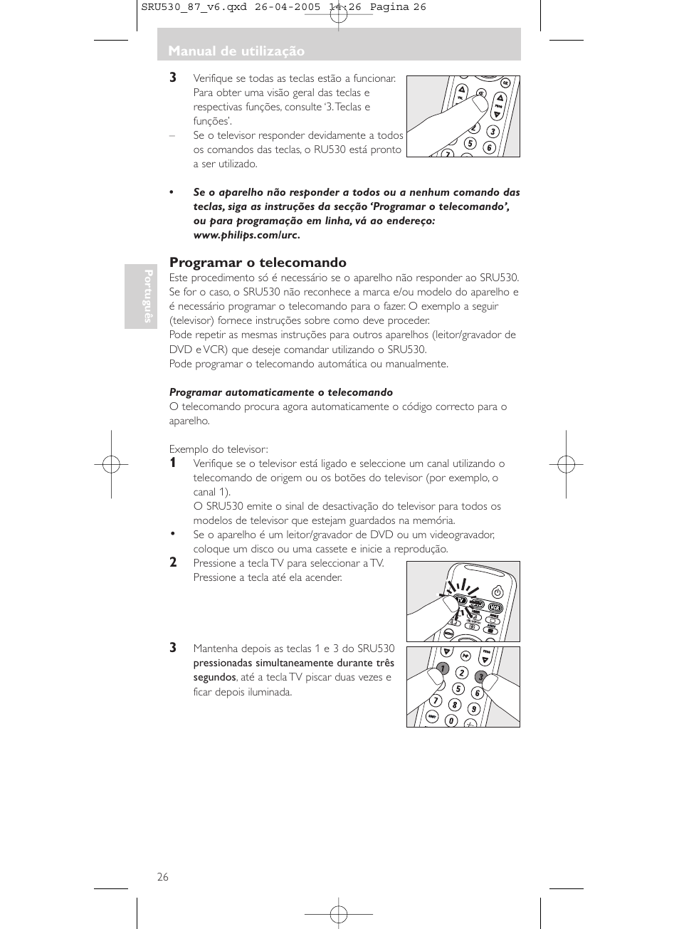 Philips SRU530 User Manual | Page 26 / 78