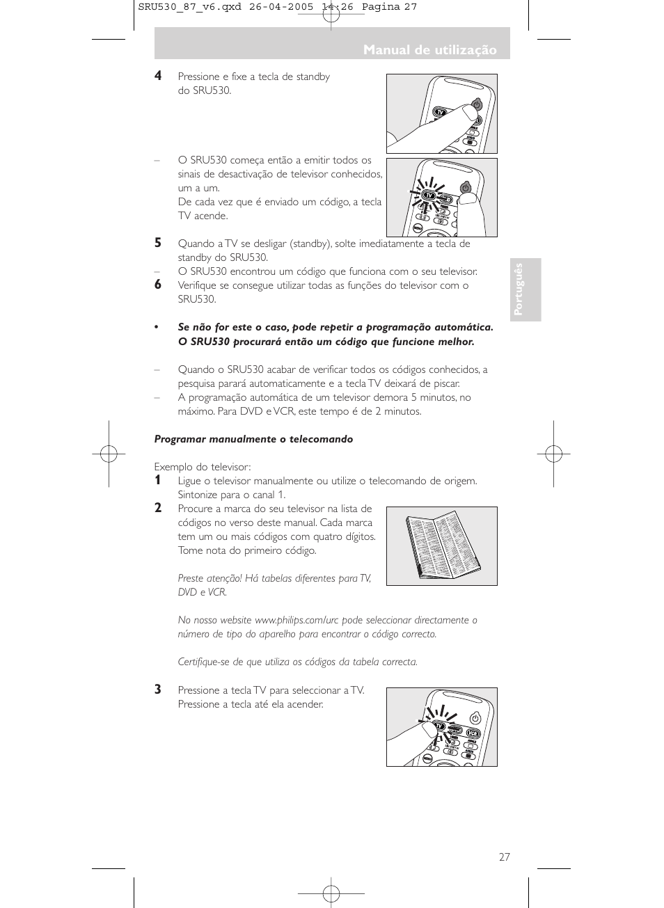 Philips SRU530 User Manual | Page 27 / 78
