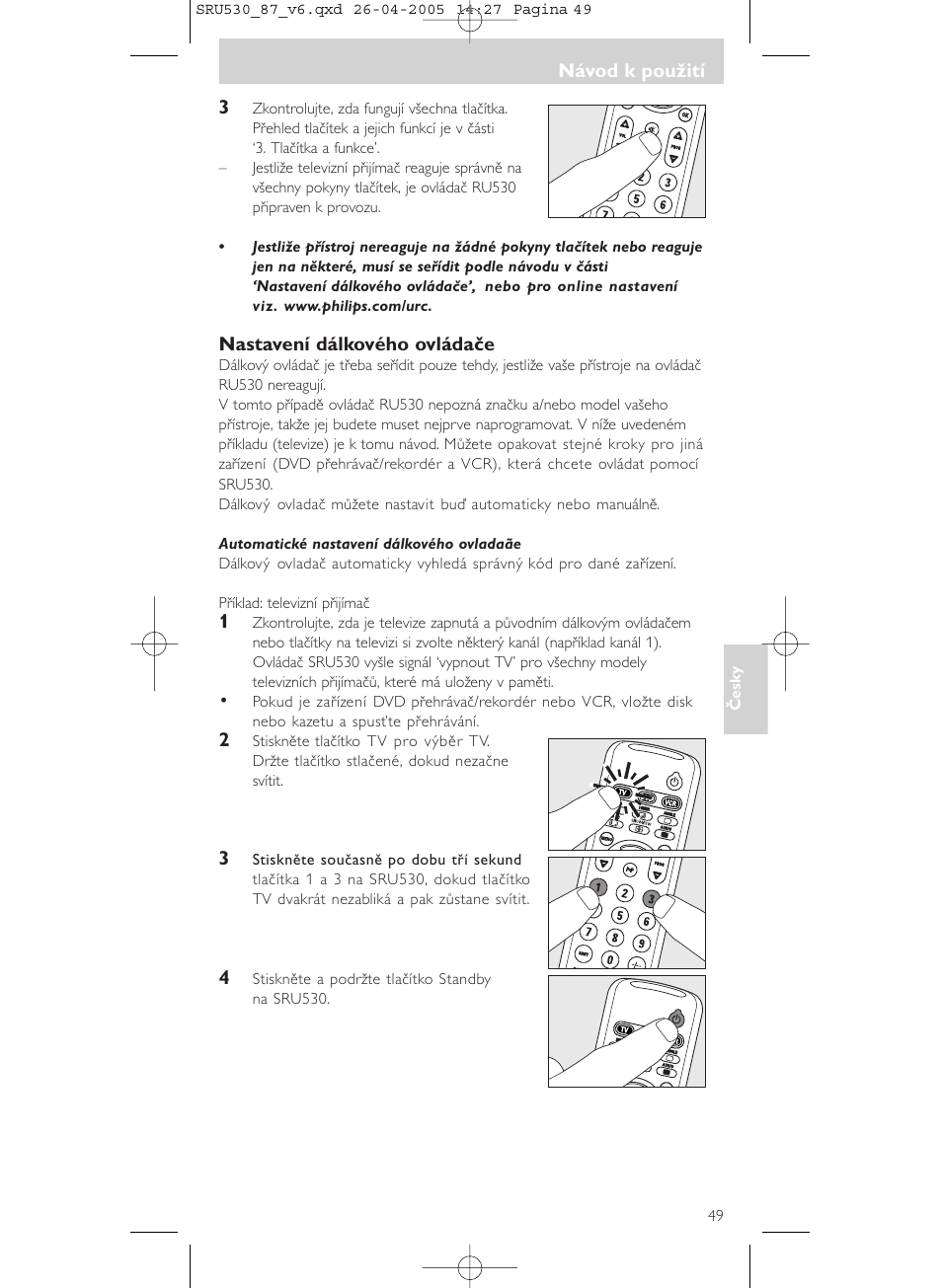 Philips SRU530 User Manual | Page 49 / 78