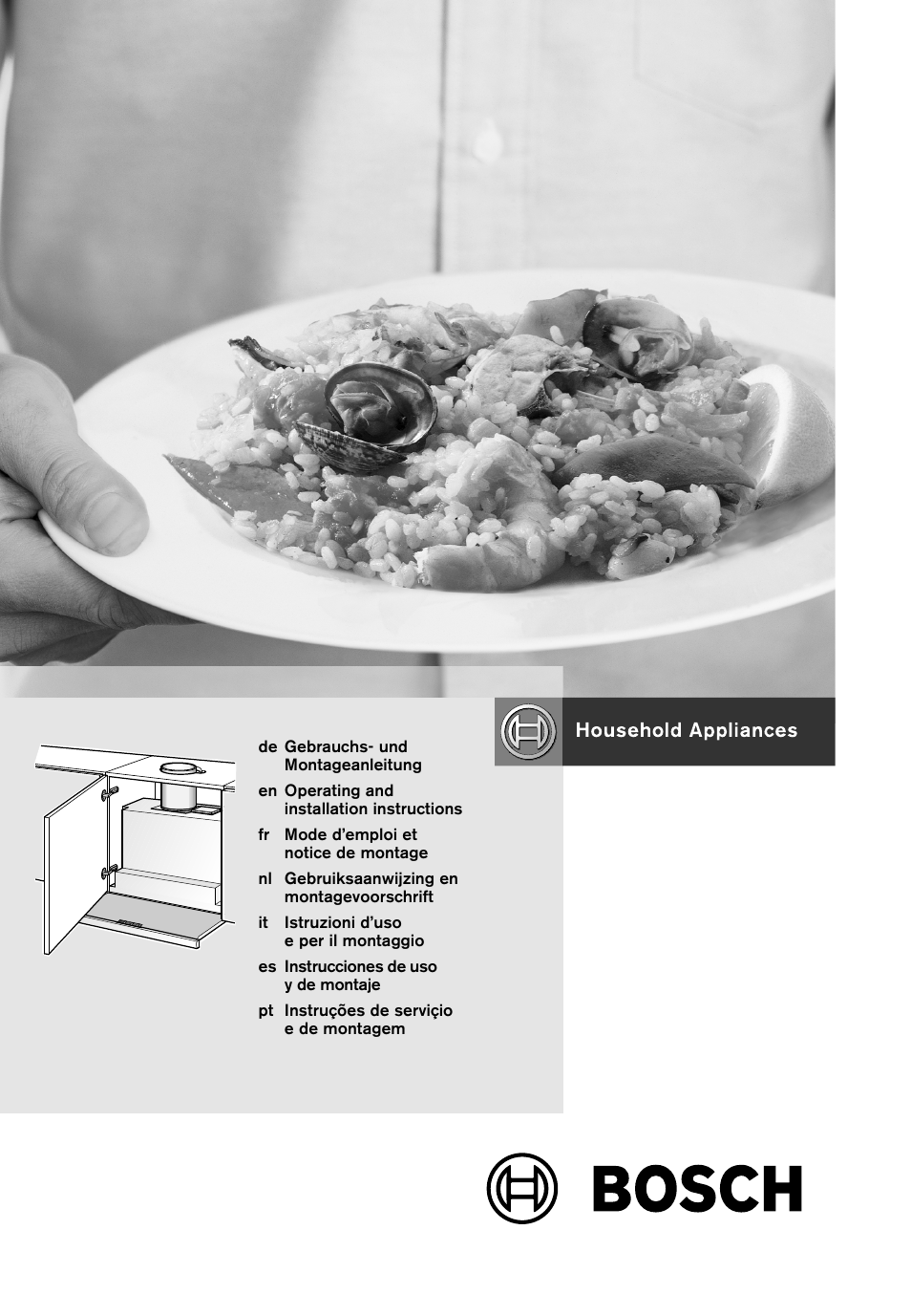 Bosch DHI665V grau-metallic Flachschirmhaube 60 cm User Manual | 68 pages