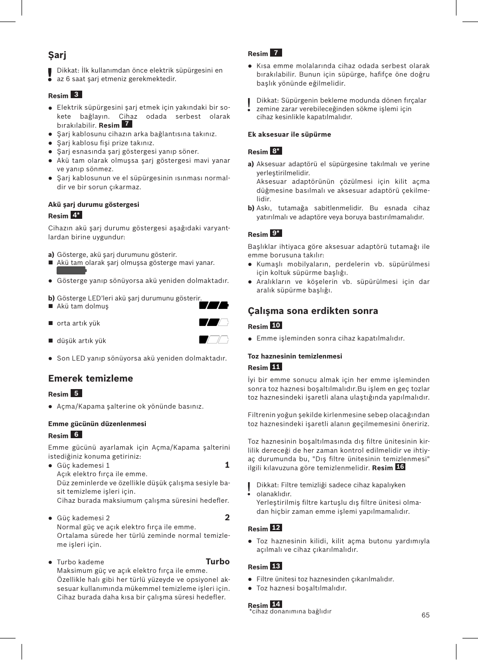 Bosch Athlet 252V Kabelloser Handstaubsauger BCH6255N1 dark navy User Manual | Page 66 / 108