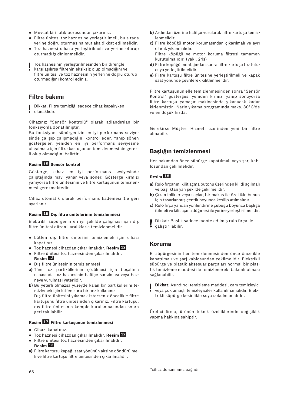 Bosch Athlet 252V Kabelloser Handstaubsauger BCH6255N1 dark navy User Manual | Page 67 / 108