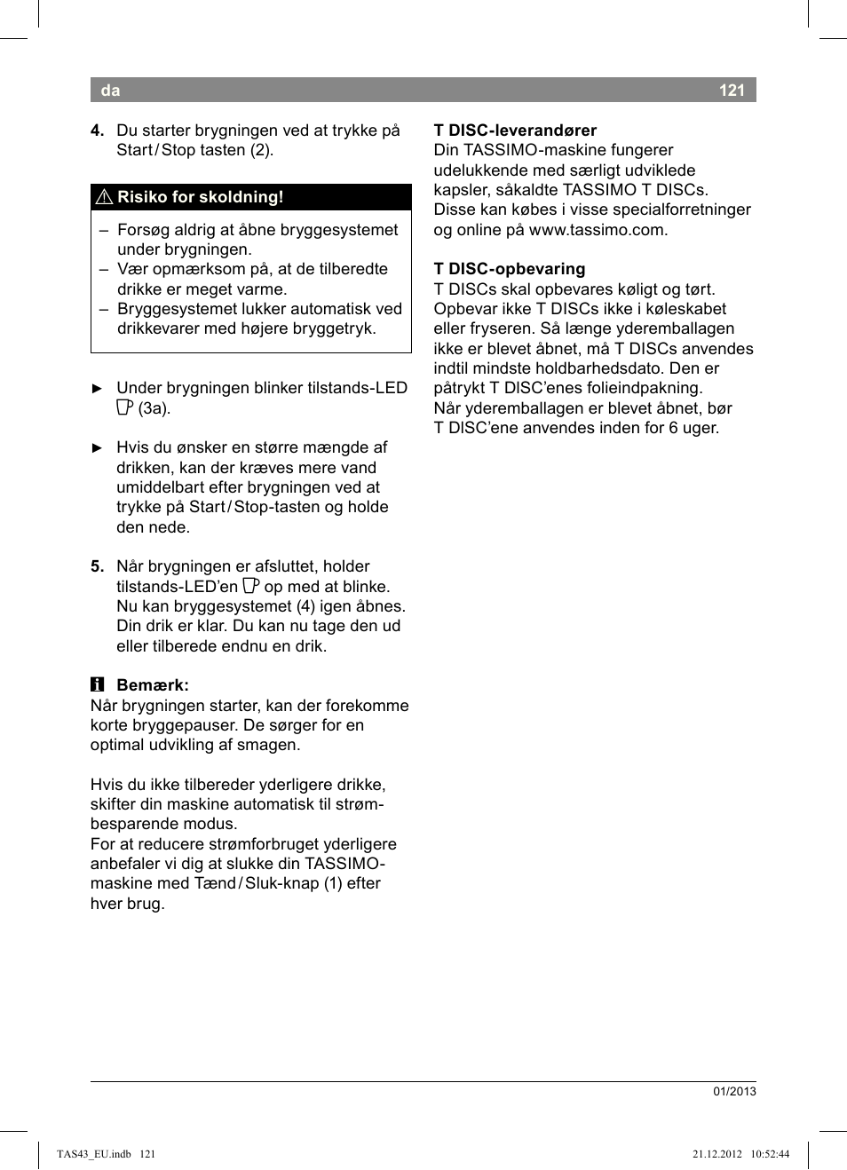 Bosch Multigetränkesystem clear white anthrazit TAS4304 User Manual | Page 119 / 164