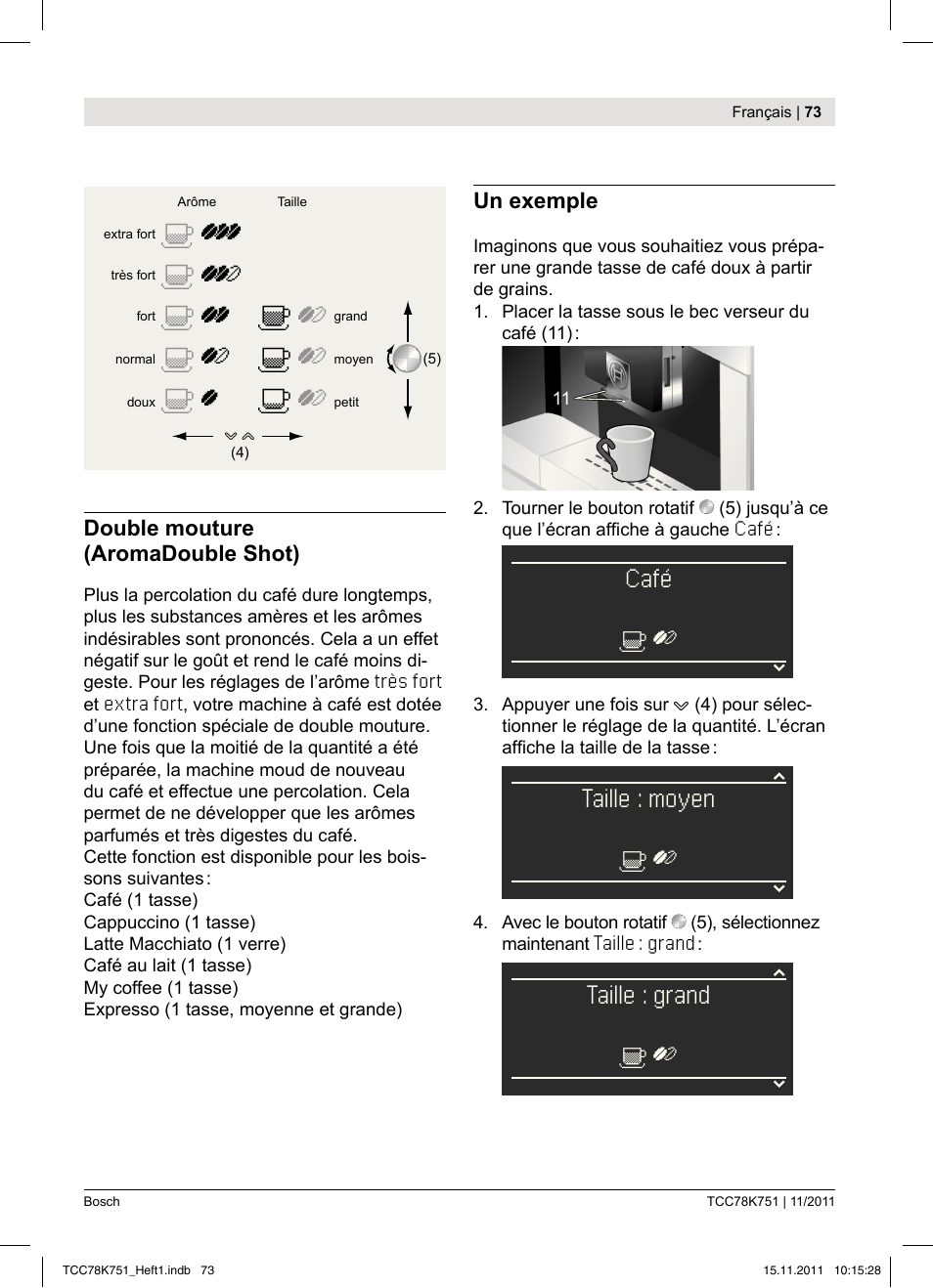 Bosch TCC78K751 Edelstahl Kaffeevollautomat User Manual | Page 75 / 100