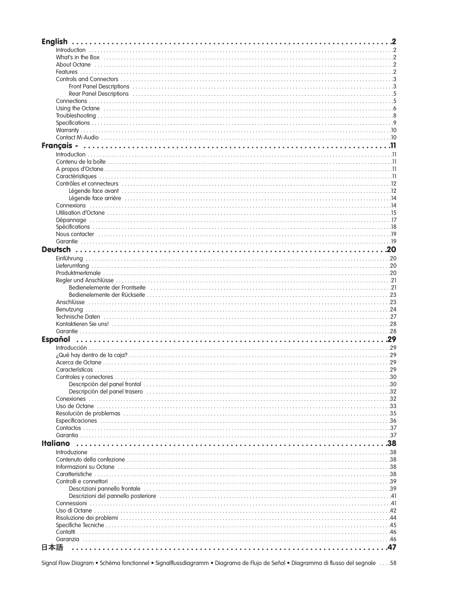 M-AUDIO Octane User Manual | 47 pages